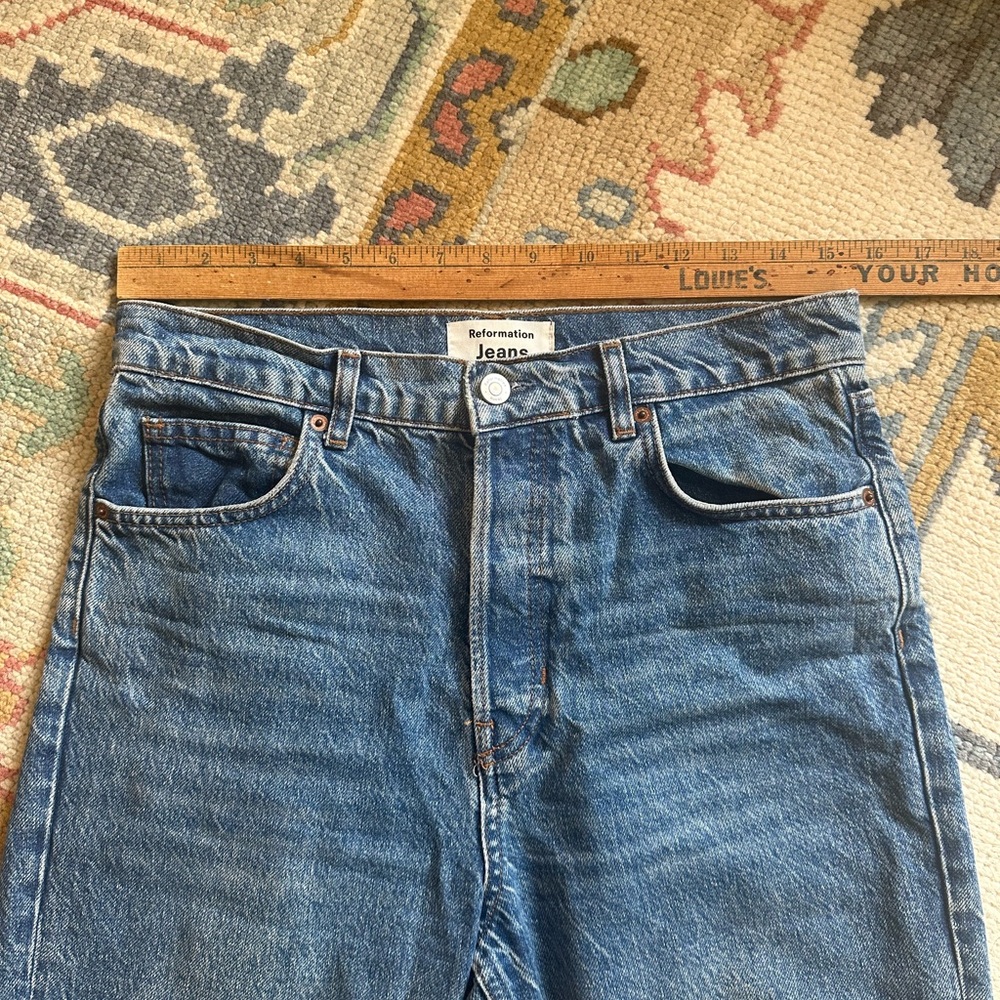 Reformation Cynthia High Rise Straight Jeans - Picture 2 of 5